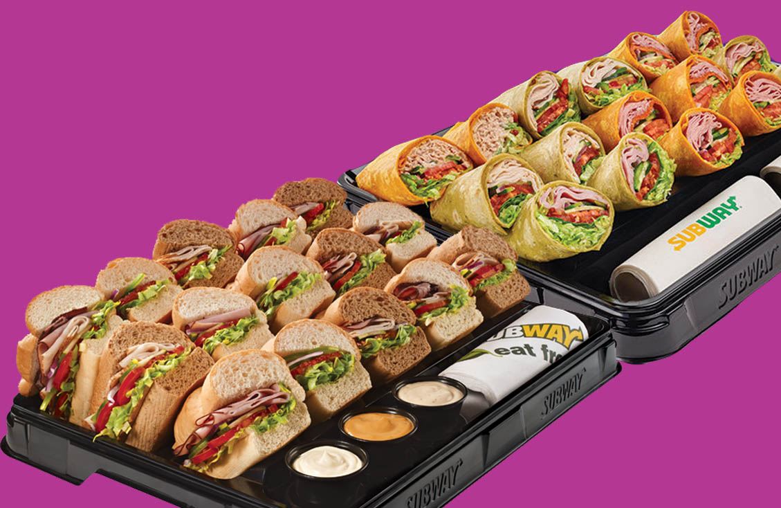 Subway party trays